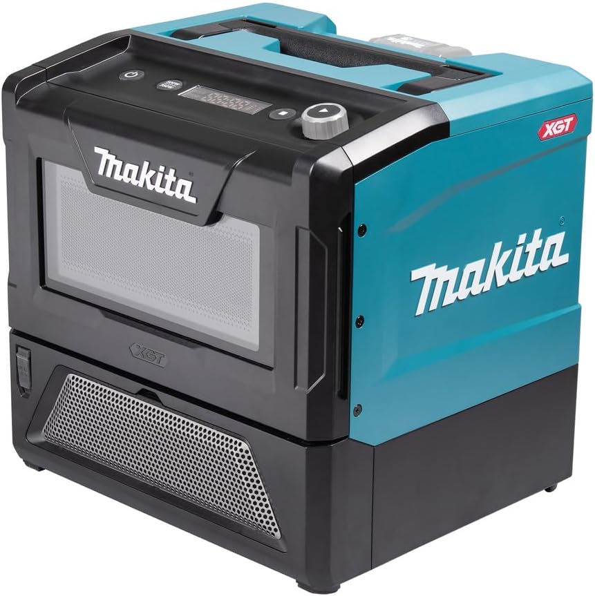 Makita MW001GZ - Microondas com bateria, 40 V, máx. 350/500 W, 8 L