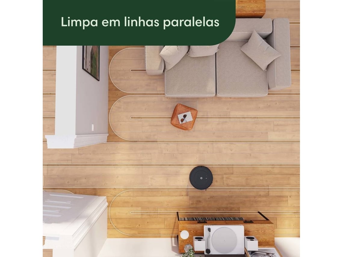 Aspirador Robô IROBOT Combo Roomba 2 Essential (Autonomia: 160 min - Preto)