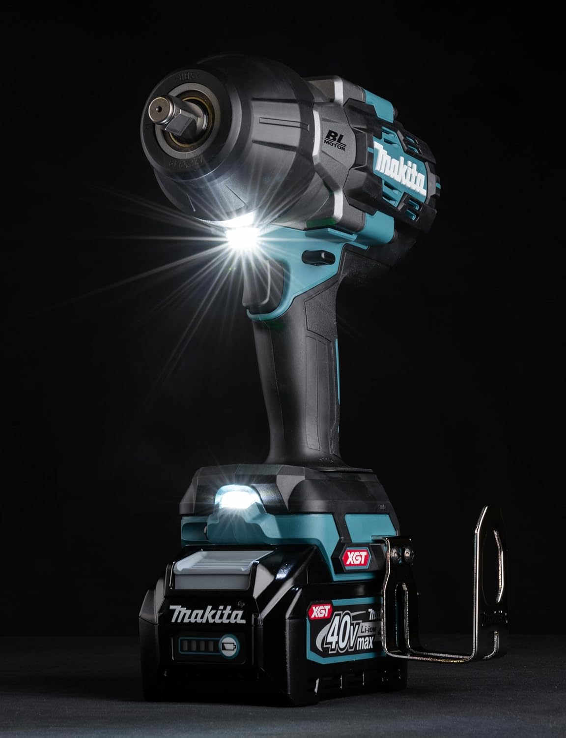 Makita XGT TW002GZ Chave de impacto sem fios de 40 V, 1700 Nm, unidade de 1/2 polegadas, 1800 rpm