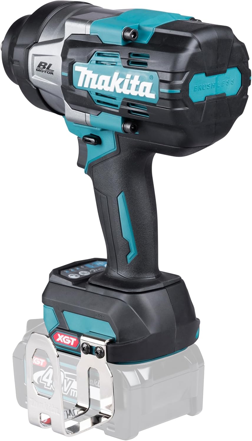 Makita XGT TW002GZ Chave de impacto sem fios de 40 V, 1700 Nm, unidade de 1/2 polegadas, 1800 rpm